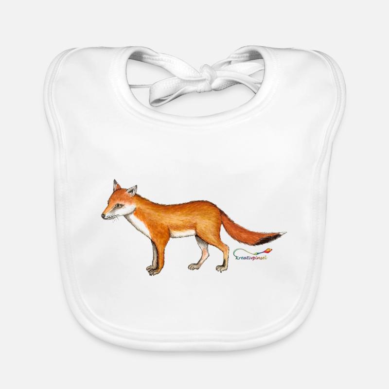 Fuchs (Vulpes vulpes) Baby Bio-Lätzchen