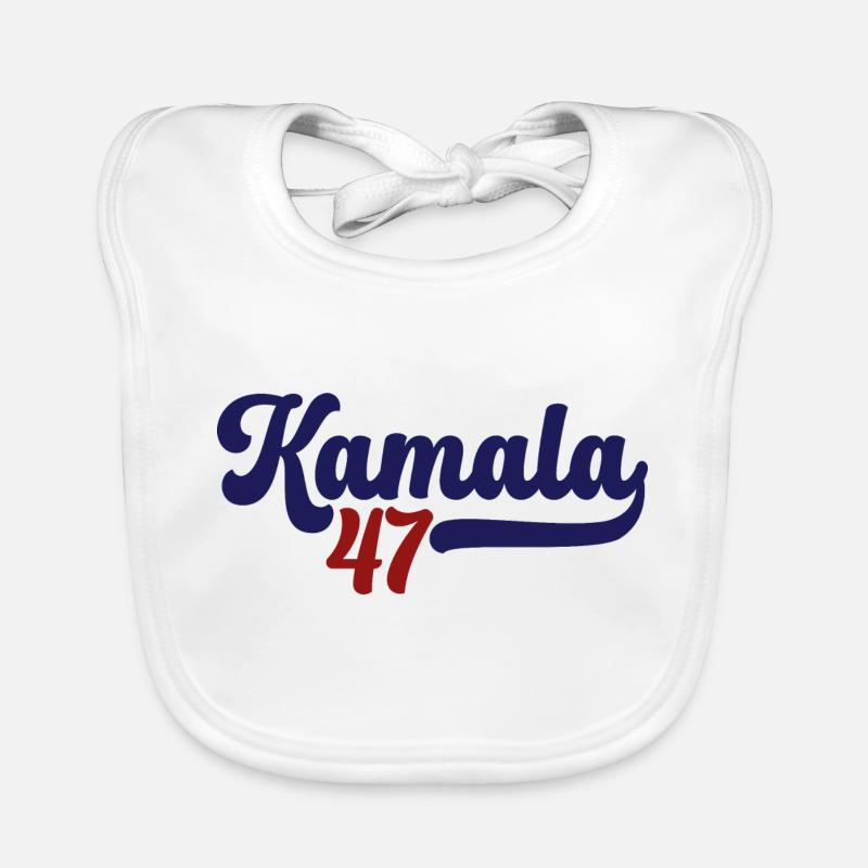 KAMALA HARRIS Amérique Bavoir bio Bébé
