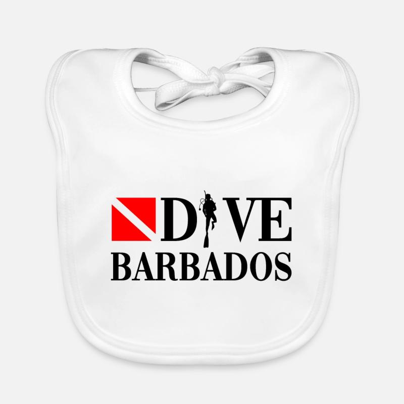 Plongée - Barbade - Plongeurs - Plongée - Antilles Bavoir bio Bébé