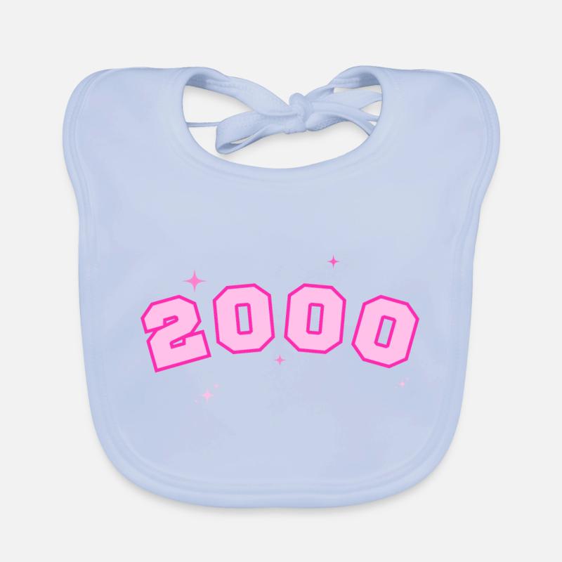 2000 Pink Star Organic Baby Bibs