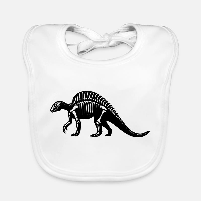 Dinosaur Fossil Organic Baby Bibs