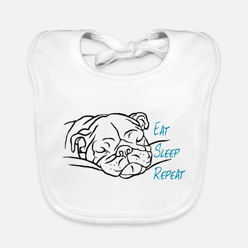 Eat Sleep Repeat Baby Bio-Lätzchen