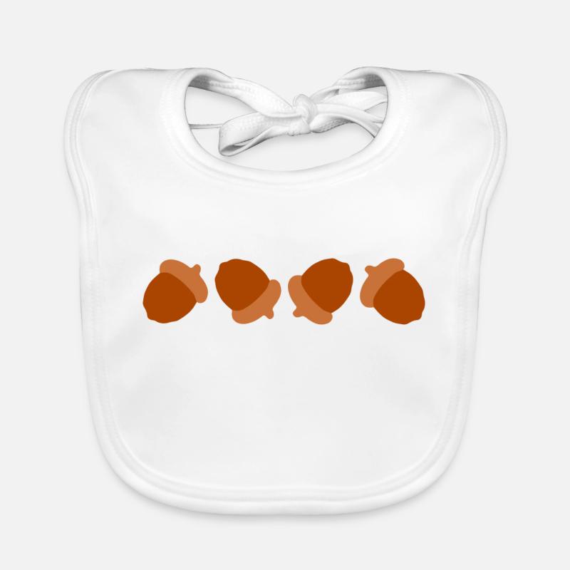 Eicheln Baby Bio-Lätzchen