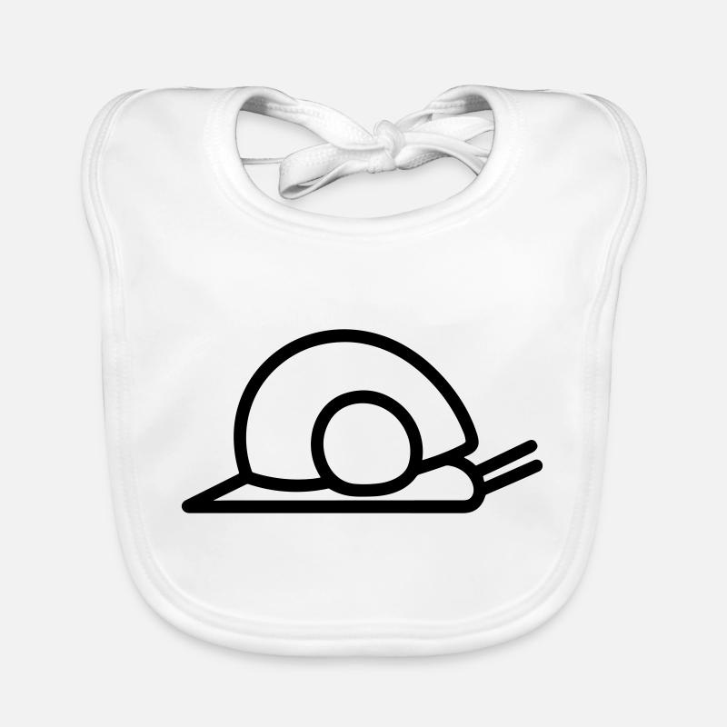 Escargot Bavoir bio Bébé