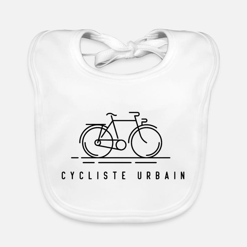 Urban cyclist Organic Baby Bibs