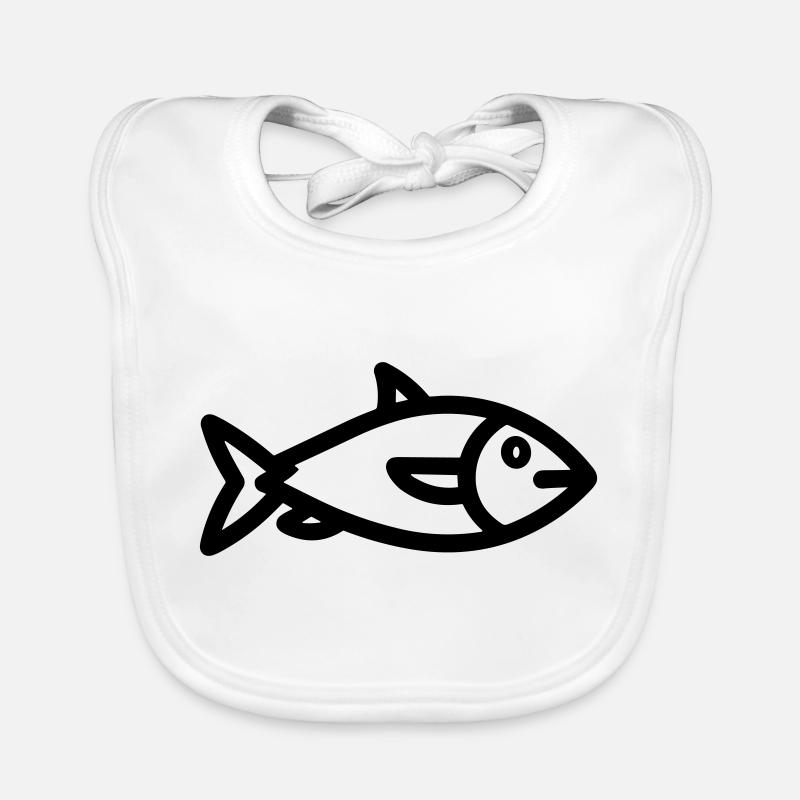 Poisson Bavoir bio Bébé