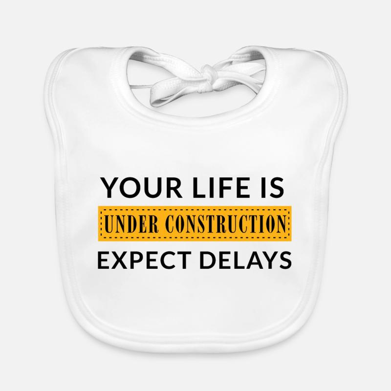 Under Construction Organic Baby Bibs