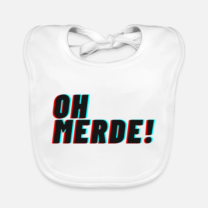 oh merde! Baby Bio-Lätzchen