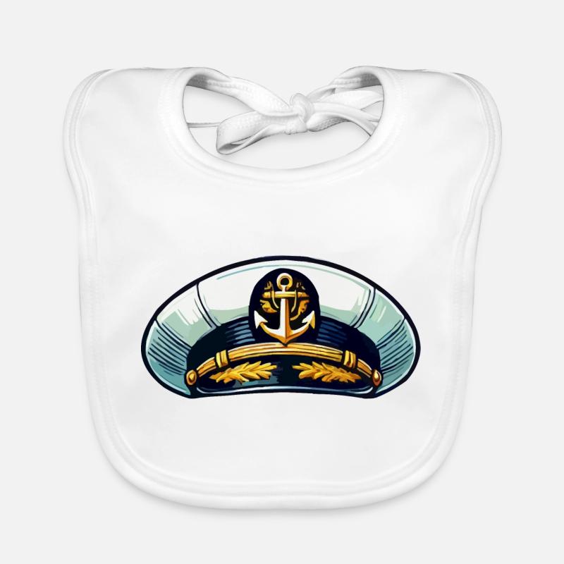 Capitaine Cap Bavoir bio Bébé