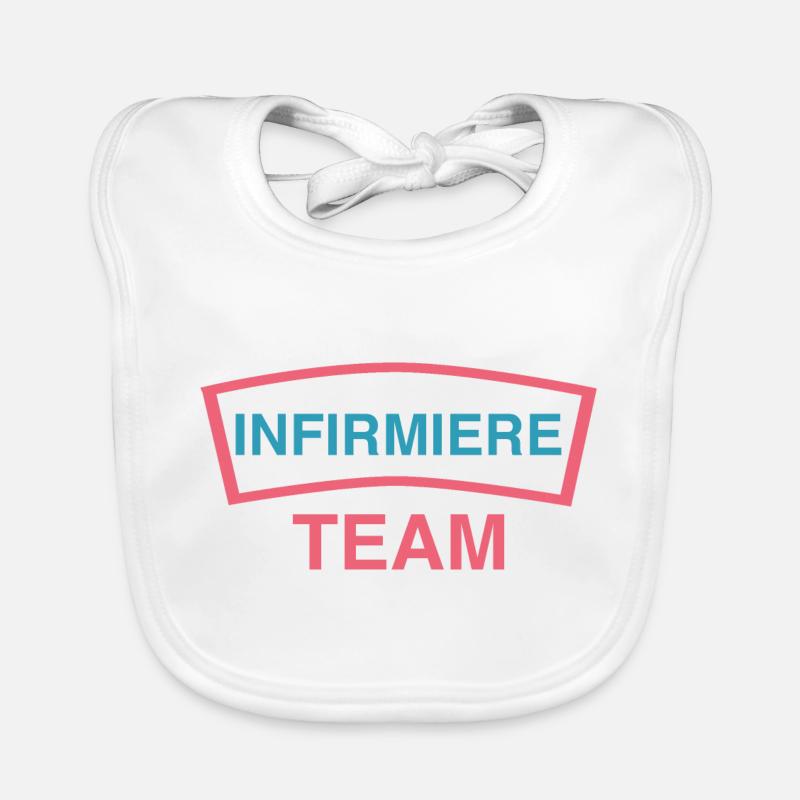 Team infirmiere Bavoir bio Bébé