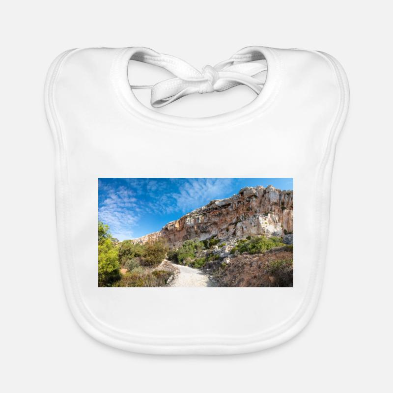 Dingli Felsformation in der Nähe von Dingli Cliffs Malta Baby Bio-Lätzchen