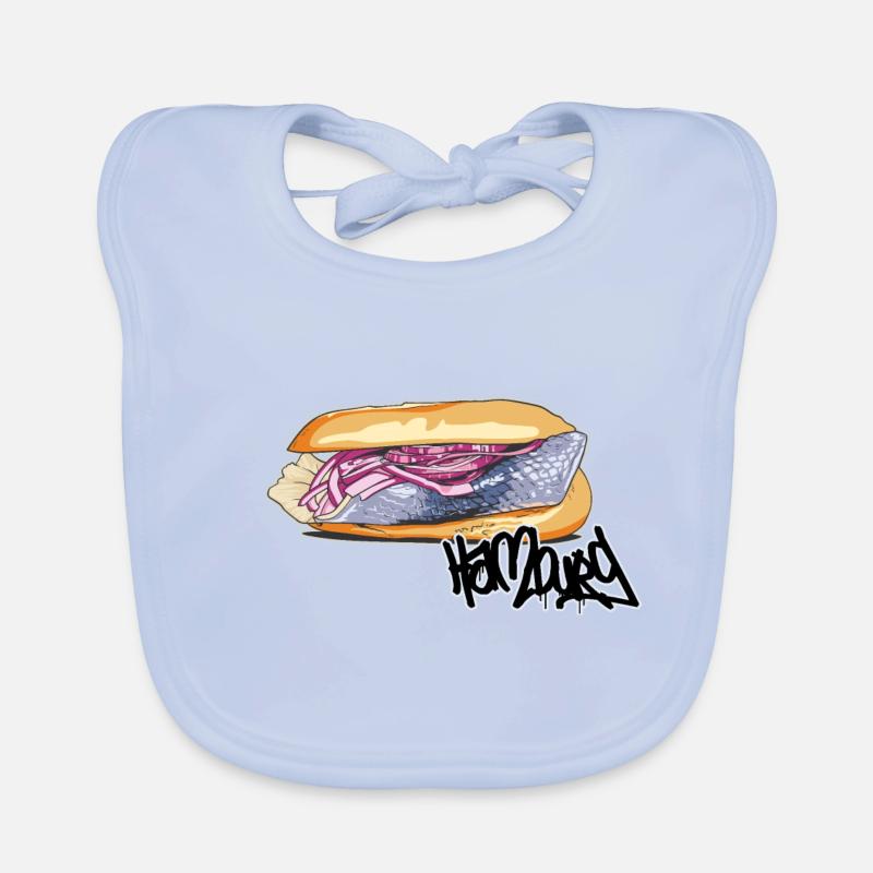 Fischbrötchen // Illustration Baby Bio-Lätzchen