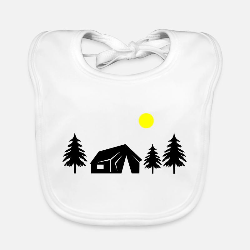 cabane dans la forêt Bavoir bio Bébé