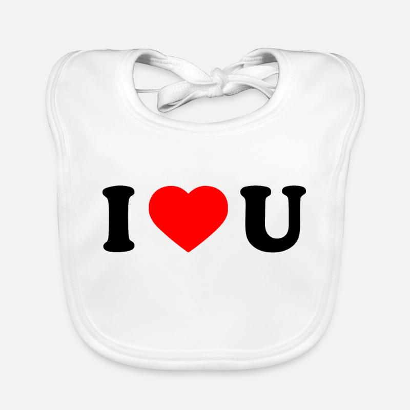 I love u Baby Bio-Lätzchen