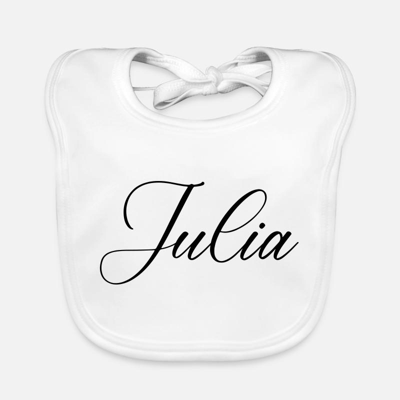 Julia Name Organic Baby Bibs
