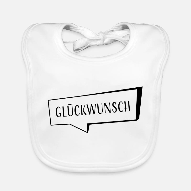 Glueckwunsch Baby Bio-Lätzchen