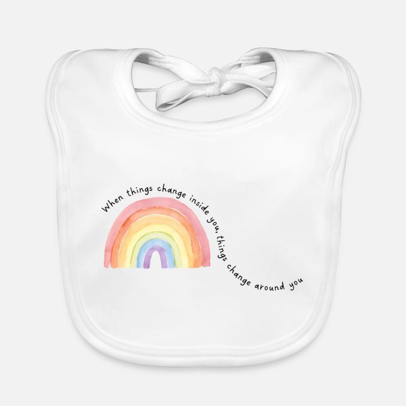 When things change inside you,.... Baby Bio-Lätzchen