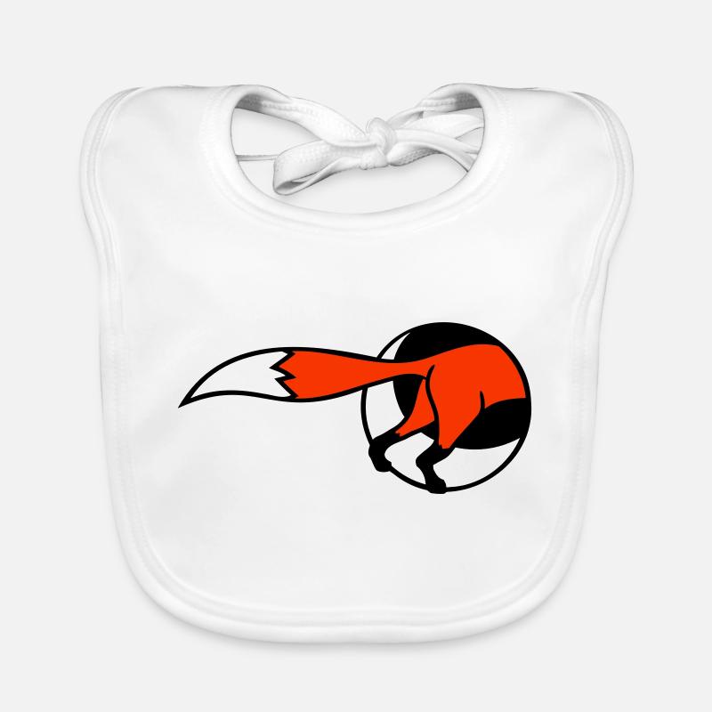 Fox Hole Buttocks Back Burrow Going In Organic Baby Bibs