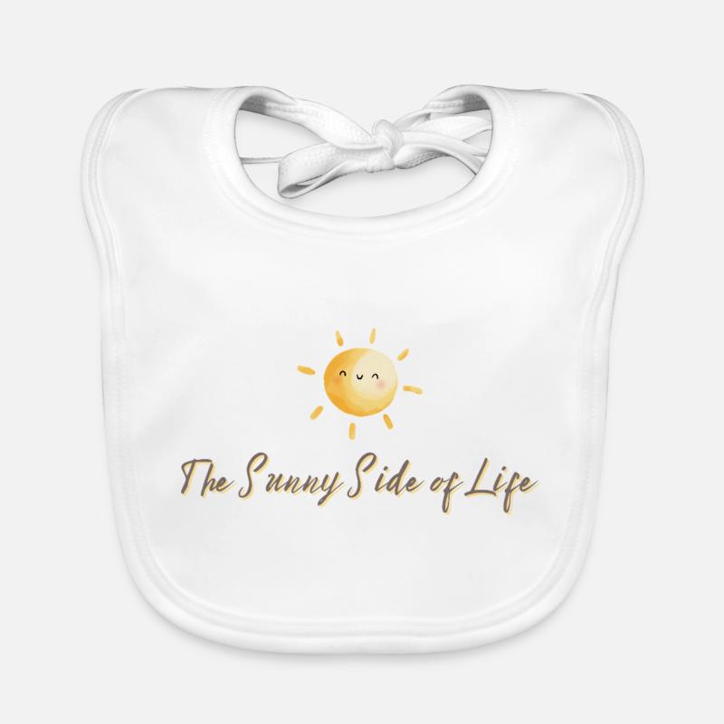 Le côté soleil de la vie Bavoir bio Bébé