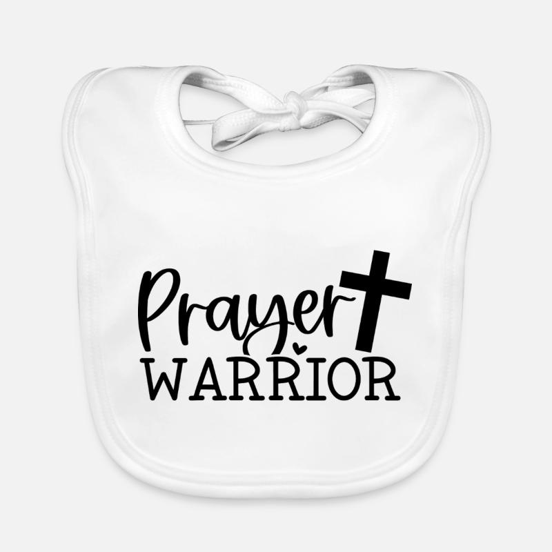 prayer warrior Organic Baby Bibs