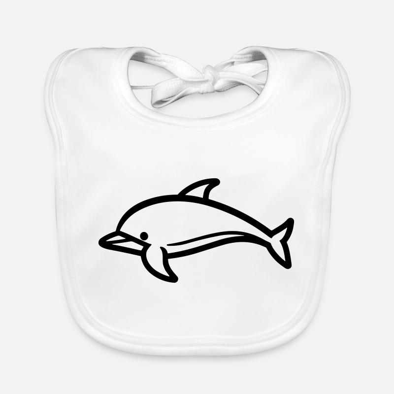 Delfin Baby Bio-Lätzchen