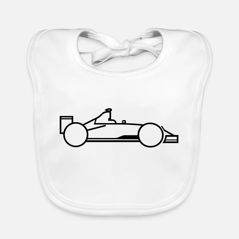 Race Car Organic Baby Bibs