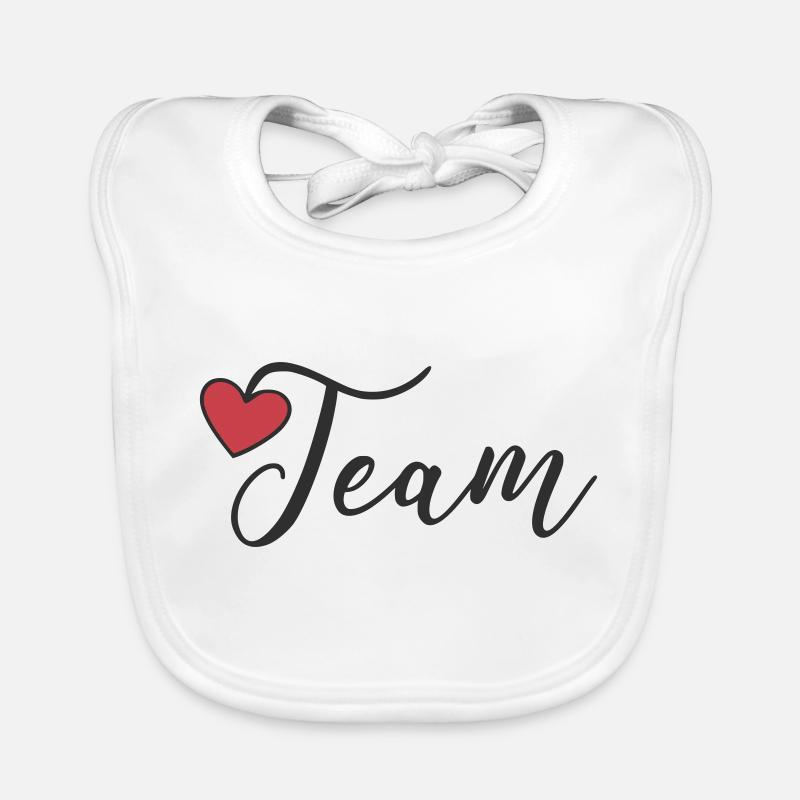 Cœur d’équipe Bavoir bio Bébé
