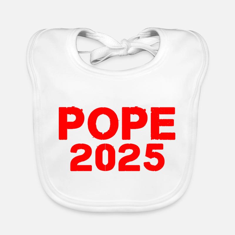 Pope 2025 Organic Baby Bibs