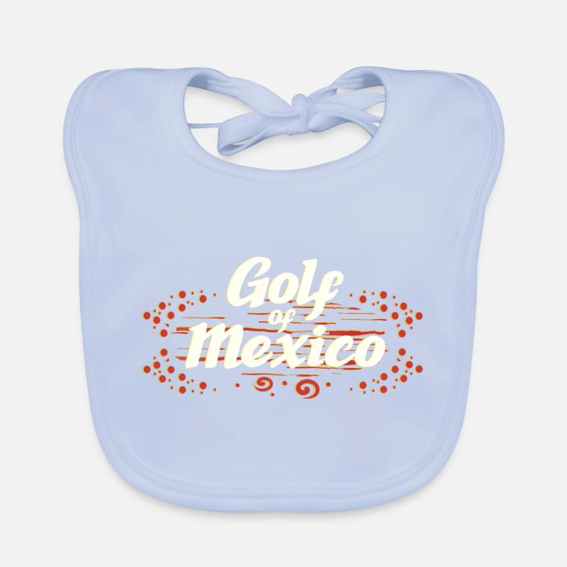 Golf Von Mexiko Typografie Baby Bio-Lätzchen