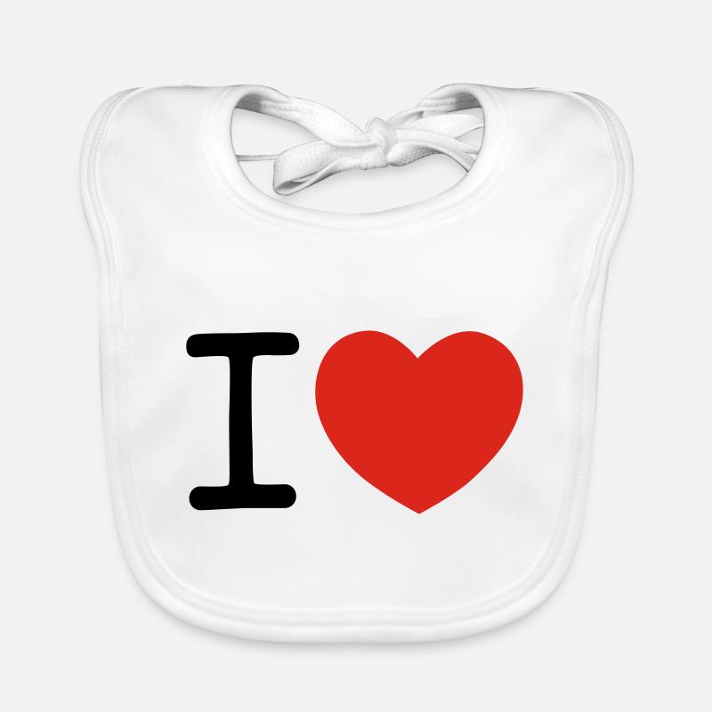 I heart ... Baby Bio-Lätzchen