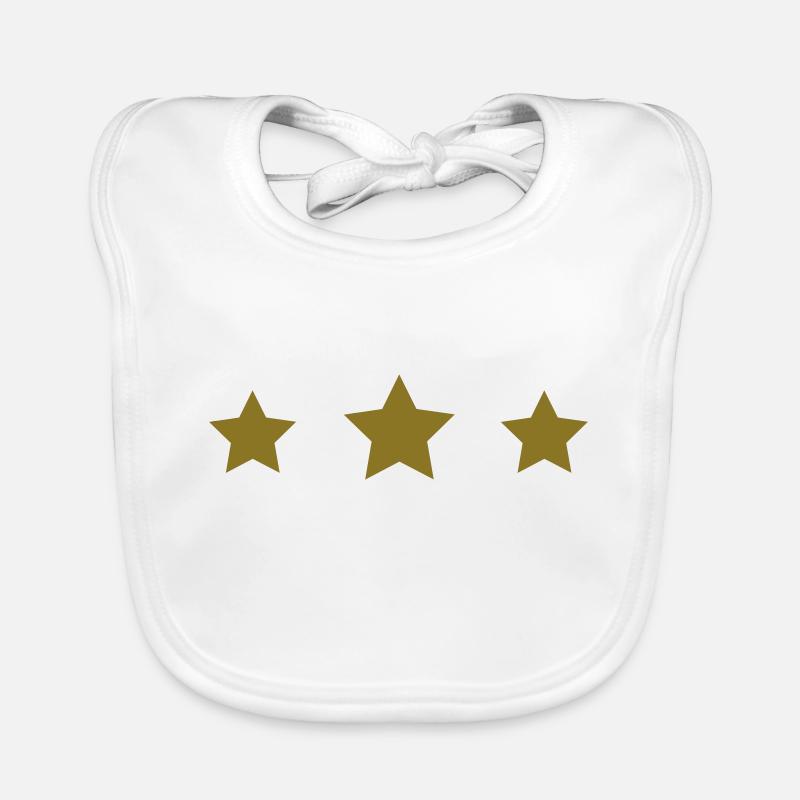 Sterne Baby Bio-Lätzchen