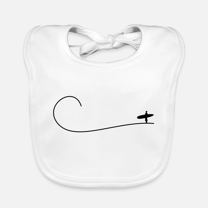 Catch a Wave Organic Baby Bibs