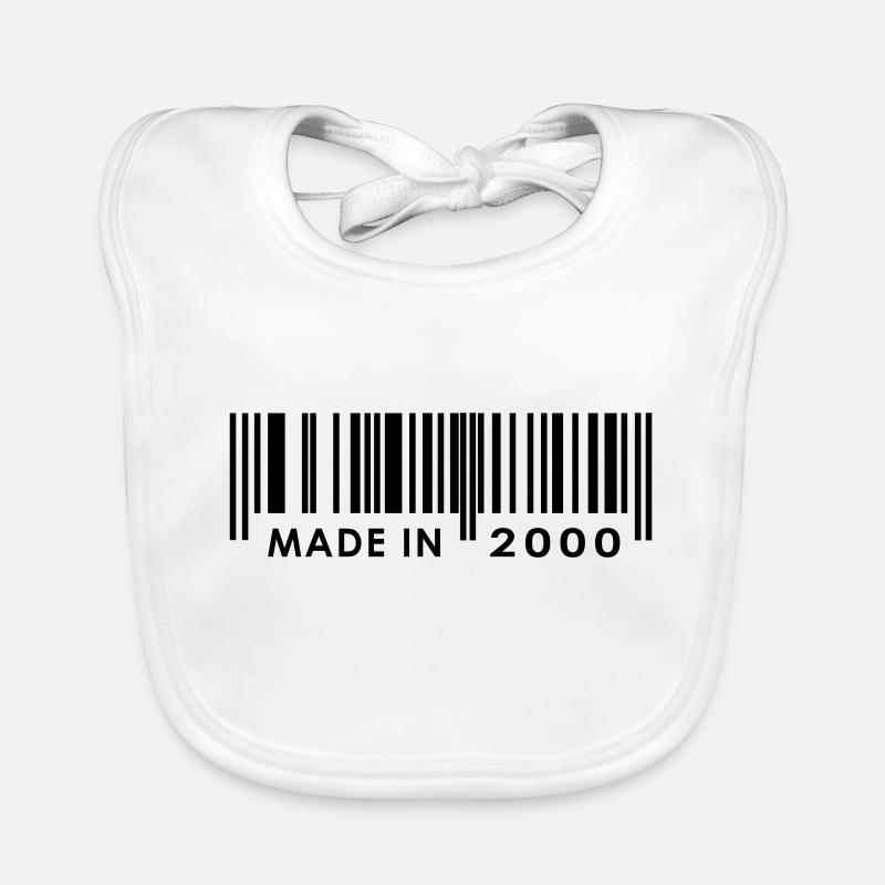 Birthday 2000 Organic Baby Bibs
