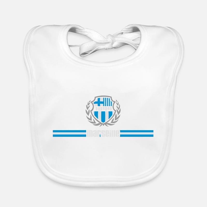 Marseille embleme Bavoir bio Bébé
