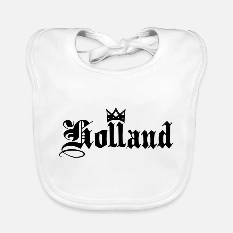 Holland with crown Baby Bio-Lätzchen