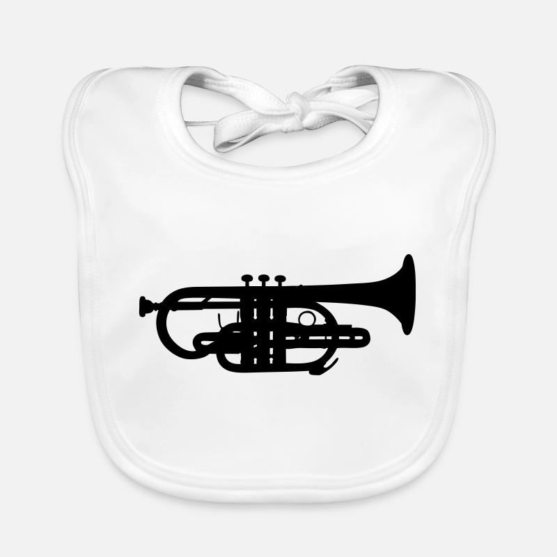 Cornet - Organic Baby Bibs - white