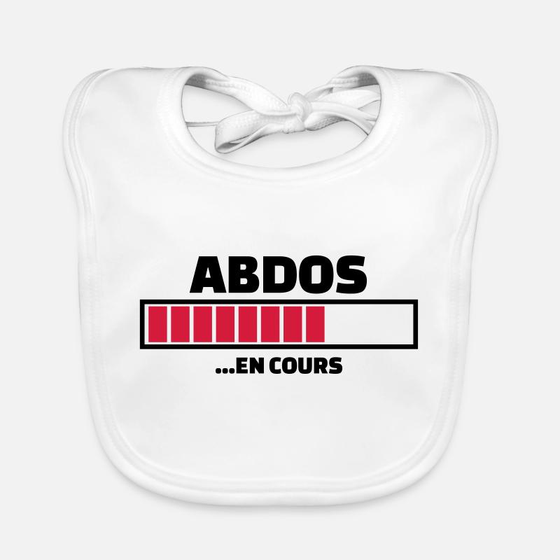 abdos en cours (v.2) Bavoir bio Bébé