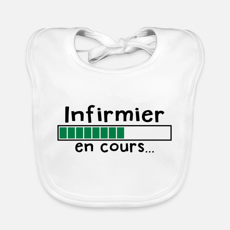 infirmier en cours Bavoir bio Bébé