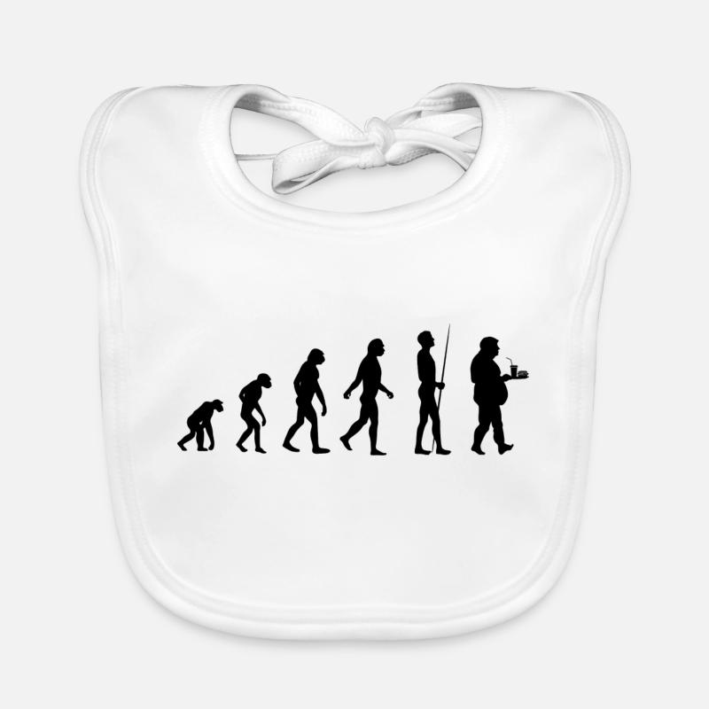 Evolution des Essens Baby Bio-Lätzchen