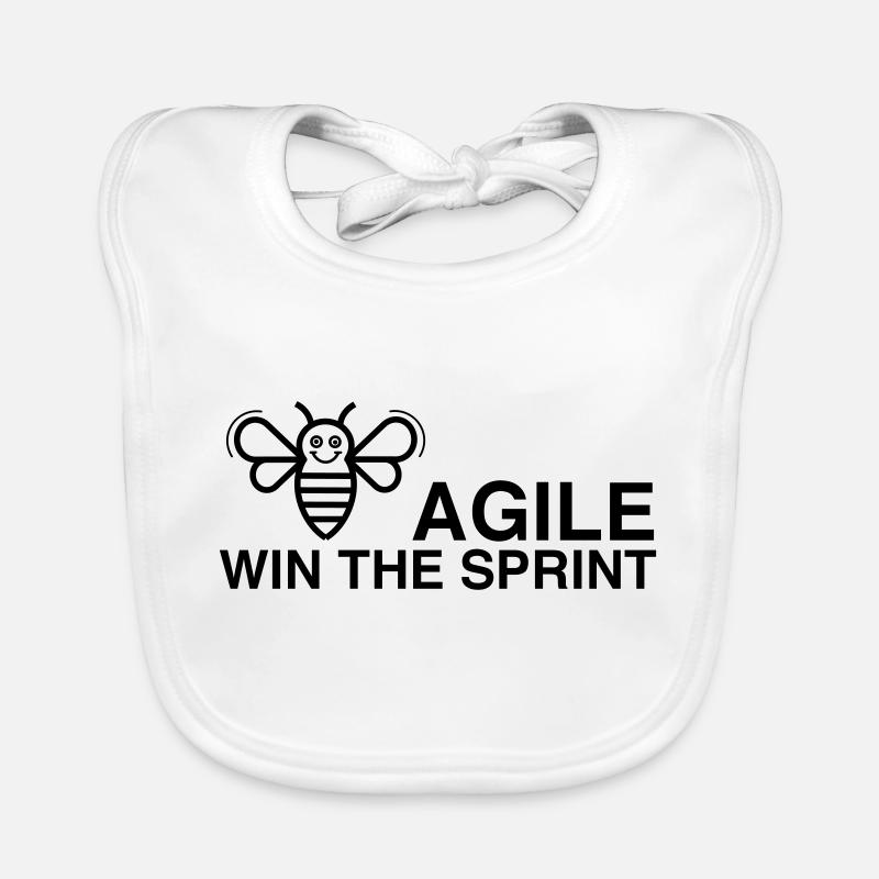 BE AGILE GAGNER LE SPRINT Bavoir bio Bébé