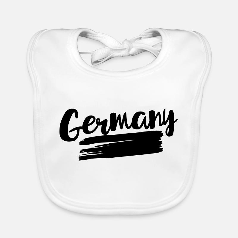 Deutschland Flagge - Germany Flag Baby Bio-Lätzchen