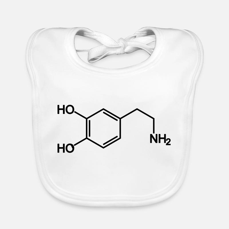 Dopamine / happiness hormone Organic Baby Bibs