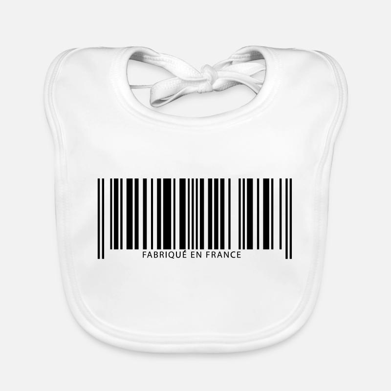 Code barre fabriqué en france Bavoir bio Bébé