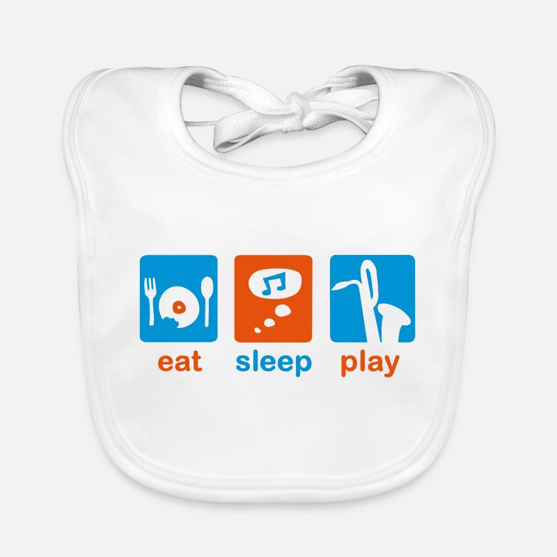 baritone saxophone Organic Baby Bibs