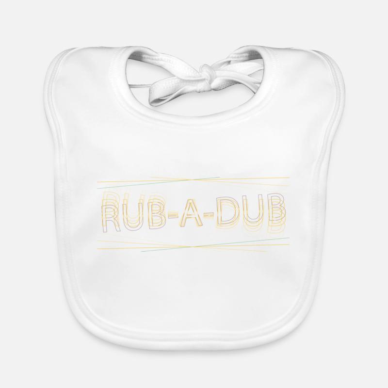 Rubadub - Baby Bio-Lätzchen - Weiß