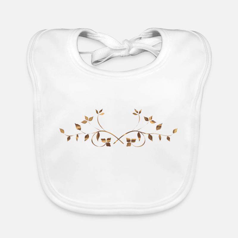or Embellissement Bavoir bio Bébé