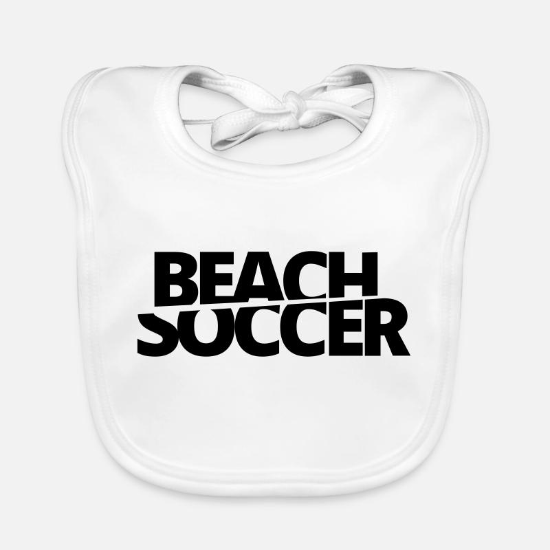 BEACH SOCCER Store Logo Bavoir bio Bébé