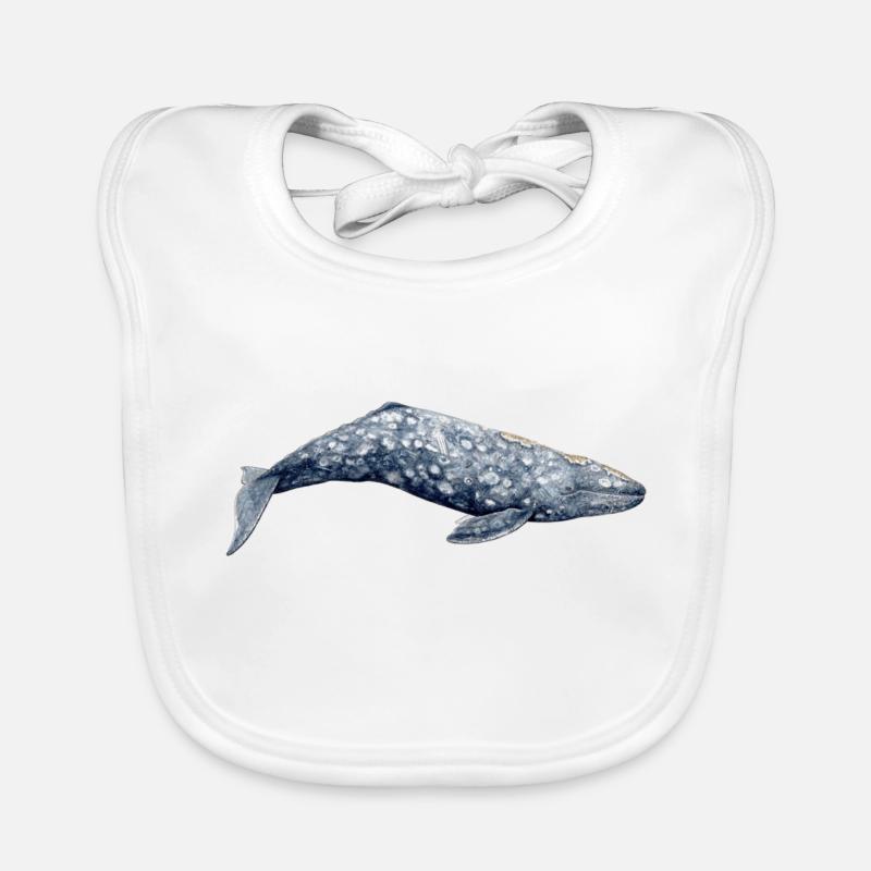 Grauwal - Grauwal - Baleine grise Baby Bio-Lätzchen