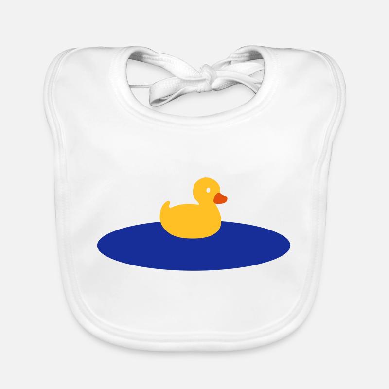 Petit canard sur le lac Bavoir bio Bébé