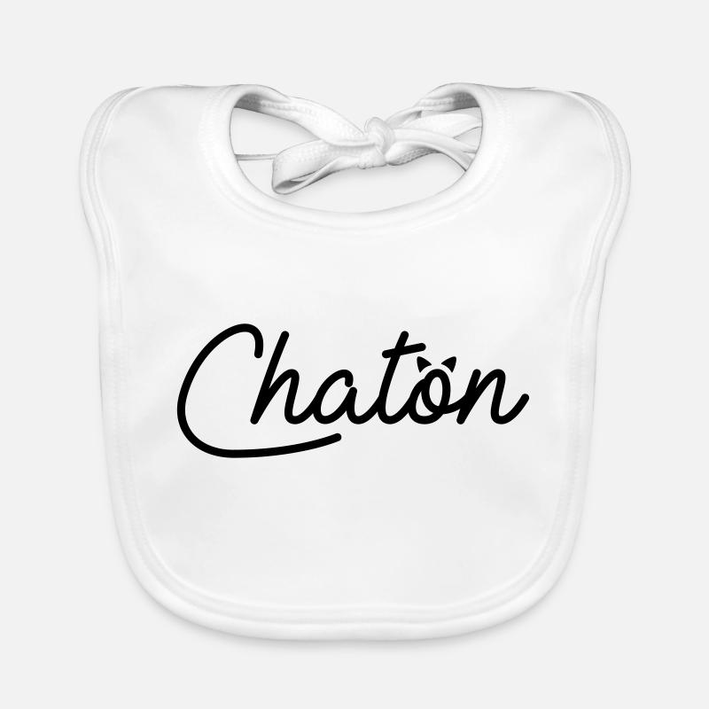 Chaton Bavoir bio Bébé